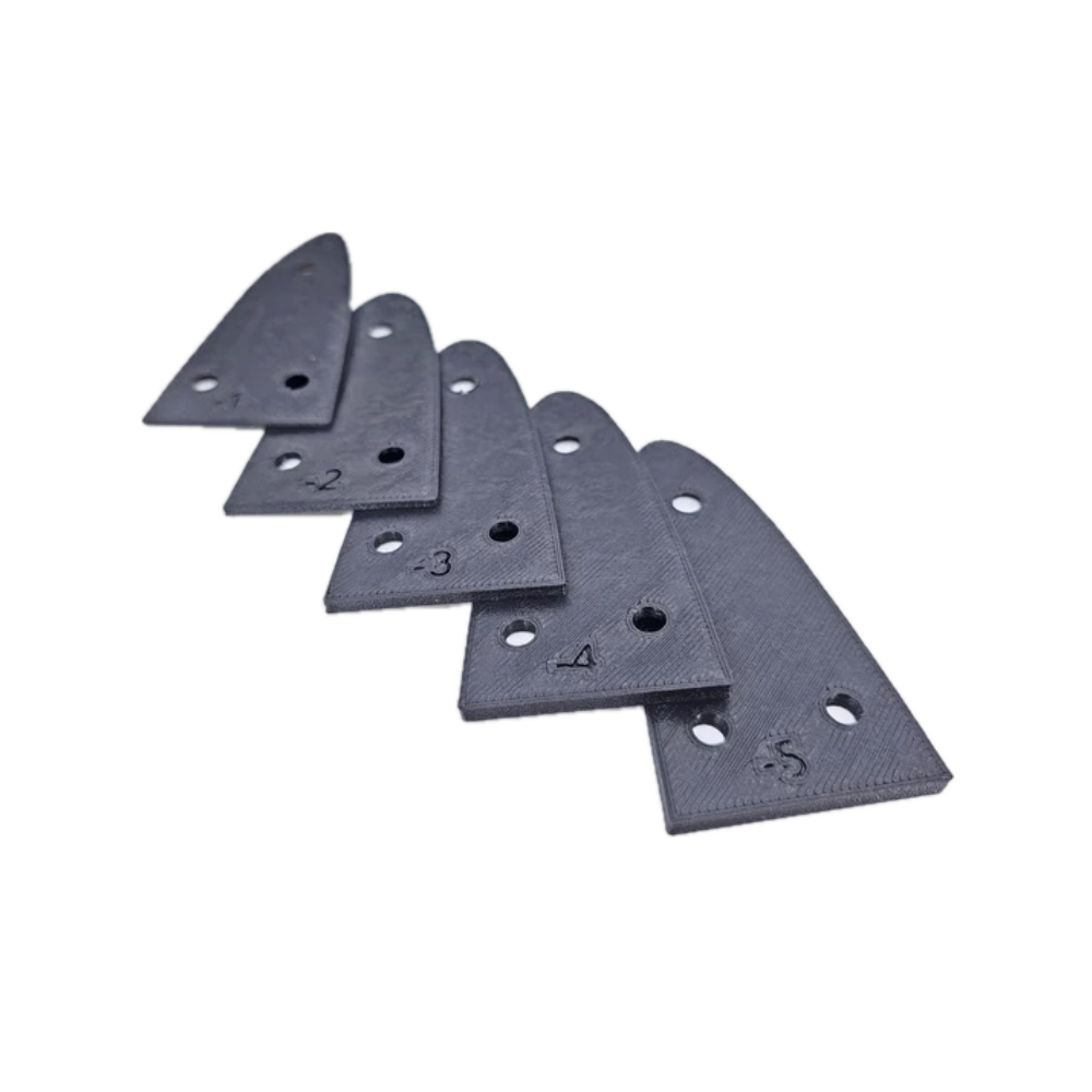 Negative eFoil shims for Fliteboard